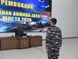 Dankodiklatal Pimpin Pembukaan Latihan Armada Jaya Ke-43, Tegaskan Pentingnya Perencanaan Operasi Militer yang Matang