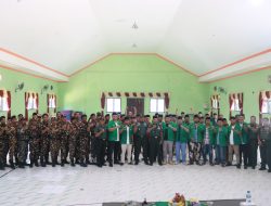 Rakor Sinergitas Ansor–Banser & TNI di Makodim 0829/Bangkalan