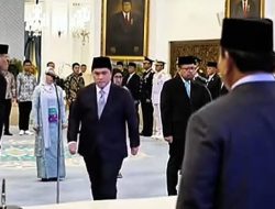 Presiden Prabowo Subianto Melantik Erick Thohir Jadi Menpora, Djamari Chaniago Sebagai Menko Polkam ‎