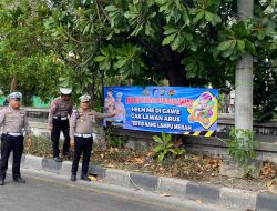Tingkatkan Kesadaran, Satlantas Polres Pelabuhan Tanjung Perak Gencarkan Sosialisasi Tertib Lalu Lintas di Akses Suramadu