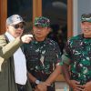 Danrem 084/Bhaskara Jaya Sambut Kunjungan Kerja Menhan RI