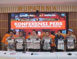 Polres Probolinggo Kota Amankan 10 Tersangka Jaringan Narkoba Dalam Operasi Tumpas Semeru 2025