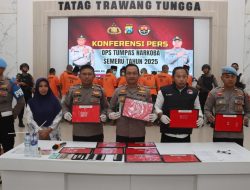 OPS Tumpas Narkoba 2025 Polres Pamekasan Berhasil Amankan 19 Tersangka dari 14 Kasus yang Terungkap