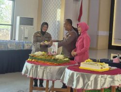 Polwan Polres Nganjuk Gelar Tasyakuran Puncak Hari Jadi ke-77 dengan Tema “Polri untuk masyarakat”