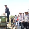 Komitmen Wujudkan Ketahanan Pangan Nasional, Kapolda Jatim Bersama Forkopimda Banyuwangi Gelar Panen Jagung Serentak 1.446 Ton