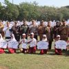 Kapolres Nganjuk Hadiri Apel Akbar KNC 2025, Ribuan Pelajar Nganjuk Terima Beasiswa