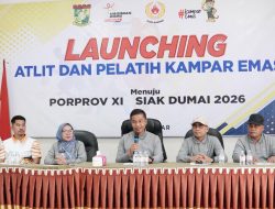 Haornas ke-42, Bupati Kampar Launching Atlit dan Pelatih Kampar Emas