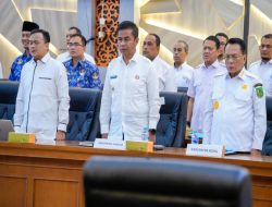 Bupati Kampar Hadiri Rapat Monitoring dan Evaluasi PI 10% Bersama KPK. 
