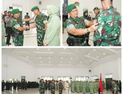 Kenaikan Pangkat Warnai Suasana Khidmat di Korem 084/Bhaskara Jaya