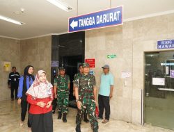 Danrem 084/Bhaskara Jaya Jenguk Korban Robohnya Gedung Ponpes Al-Ghozini di Sidoarjo