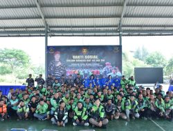 Wujud Kepedulian kepada Pengemudi Online dan Warga Sekitar, Kodiklatal Gelar Bakti Sosial PRIMA HUT Ke-80 TNI