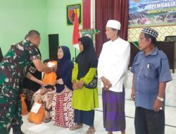 Mayor Inf Hendhi Bagikan Bansos Sembako untuk Warga dalam Rangka HUT TNI ke-80