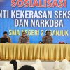 Polres Nganjuk Sosialisasikan Penanggulangan Kekerasan Seksual dan Narkoba di SMA Negeri 2 Nganjuk