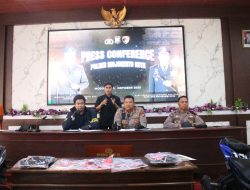 Polres Mojokerto Kota Berhasil Ungkap Curanmor Dua Tersangka dan 4 Unit Motor Diamankan