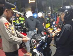 Gelar KRYD Polres Kediri Kota Amankan Ranmor Tidak Sesuai Spektek