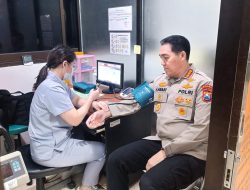 Peringati Hari Jadi Humas Polri ke -74 Polda Jatim Gelar Donor Darah