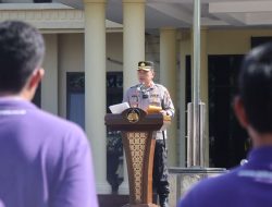 Sinergi Polres dan Buruh Nganjuk, Wujudkan Kamtibmas Kondusif Lewat Apel Kebangsaan