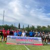 Camat Tapung Hulu, Nuryadi, SE, secara resmi membuka Open Turnamen Mini Soccer Kades Cup I Tahun 2025