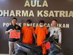 Komplotan Pencuri Motor Toko Listrik Jagalan Surabaya Diringkus Polsek Pabean Cantikan, Satu Pelaku Sempat Buron.