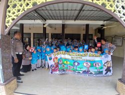 Polisi Sahabat Anak, Satlantas Polres Pelabuhan Tanjung Perak, Tanamkan Keselamatan Lalu Lintas Sejak Dini.
