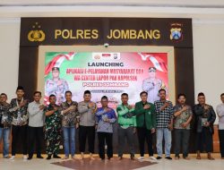 Polres Jombang Launching Aplikasi E-Pelayanan Masyarakat dan WhatsApp Center ‘Lapor Pak Kapolsek’
