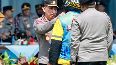 Kapolri Pimpin Apel Ojol Kamtibmas “Jogo Jatim” Bersama Polda Jawa Timur di Malang