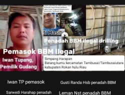 Diduga Burhanuddin Simatupang Alias Iwan tupang pemasok BBM subsidi ilegal drilling tak tersentuh oleh penegak hukum Polsek Tambusai Utara.