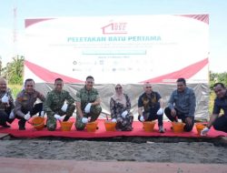Wakil Bupati Kampar Hadiri Peletakan Batu Pertama Pembangunan Fisik Gerai Pergudangan dan Kelengkapan KDMP