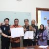 Penandatanganan kontrak kerja sama, penelitian bersama antara pkg Corporation dan ITB