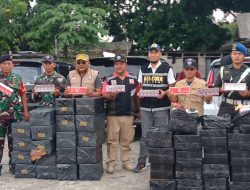 Kodim 0829/Bangkalan Bersinergi dalam Operasi Gabungan Berantas Rokok Ilegal