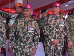 Dankodiklatal Hadiri Upacara HUT Ke-80 Korps Marinir dan Pengangkatan Panglima TNI sebagai Warga Kehormatan Korps Marinir