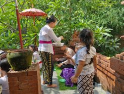 Pura Kertha Bumi Bhayangkara Polresta Sidoarjo Gelar Ibadah Hari Raya Galungan