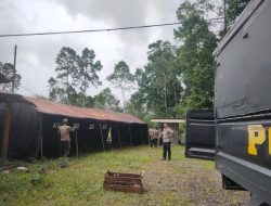 Polres Lumajang Dirikan Tenda Darurat Tanggap Bencana Erupsi Gunung Semeru
