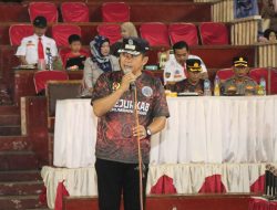 Kejurkab Drumband 2025 Resmi Dibuka, PDBI Nganjuk Gandeng Polres Nganjuk Hadirkan Ajang Prestasi Pelajar