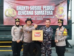 Peduli Bencana Sumatera, Paguyuban Tathya Dharaka Akpol 2005 Salurkan Ratusan Paket Sembako