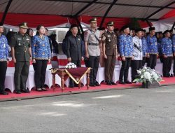 Kepala Staf Kodim 0808/Blitar Hadiri Upacara HUT KORPRI Ke-54 Dan HUT PGRI Ke 80