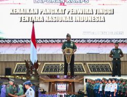 Wakil Panglima TNI Pimpin Laporan Korps Kenaikan Pangkat 139 Pati