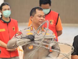 Polrestabes Surabaya Amankan Komplotan Pelaku Pencurian Kabel Telkom dan PJU