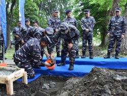 Revitalisasi Sarana Olahraga, Kasal Letakkan Batu Pertama Renovasi Lapangan Tenis Kodiklatal