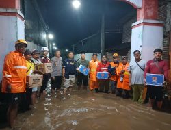 Ratusan Rumah di Winongan Tergenang Banjir, Polsek Winongan Bergerak Cepat