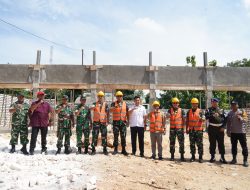 Danrem 084/BJ Tinjau Progres Pembangunan Kantor Desa Koperasi Merah Putih di Pamekasan