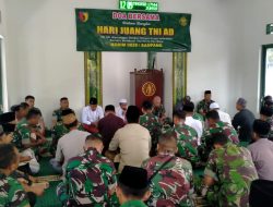 Semangat Juang TNI-AD: Doa Bersama Peringati Ke-80 Tahun di Masjid Al ikhlas Makodim Sampang