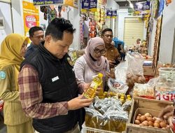 Satgas Pangan Polres Ponorogo Pantau Bahan Pokok di Sejumlah Pasar Jelang Nataru