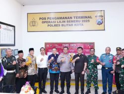 Dandim 0808/Blitar Bersama Forkopimda Kota Blitar Cek Sejumlah Gereja Dan Pos Nataru