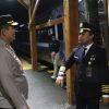 Pantau Lonjakan Penumpang Natal, Kapolres Nganjuk Tinjau Stasiun Kereta Api