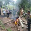 Arena Judi Sabung Ayam di Desa Mendalan Pandaan Dibakar, Polisi Tegaskan Tak Ada Toleransi Perjudian