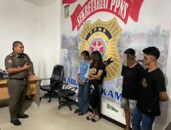 Dini Hari, Patroli Satpol PP Kampar Amankan Dua Pasangan Muda-Mudi