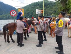 Libur Nataru Polres Magetan Tingkatkan Patroli di Wisata Telaga Sarangan
