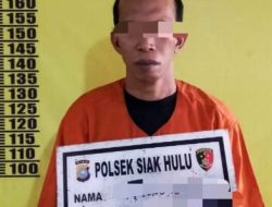 Polsek Siak Hulu Tangkap Pelaku Pencabulan Terhadap Anak Tiri Sejak Kelas 6 SD
