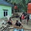 Brimob Hadirkan Sanitasi Layak bagi Korban Banjir di Desa Tolang Julu